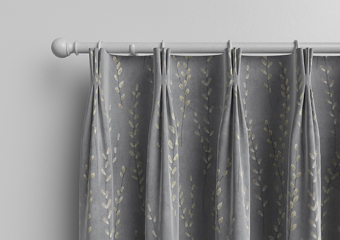 Willow Field, Stone Grey - Made to Measure Curtains - Image 11